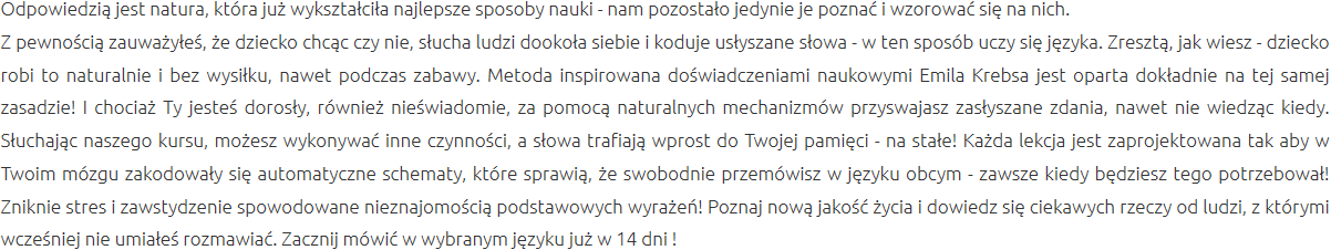 Efektywna Metoda Nauki Sanok